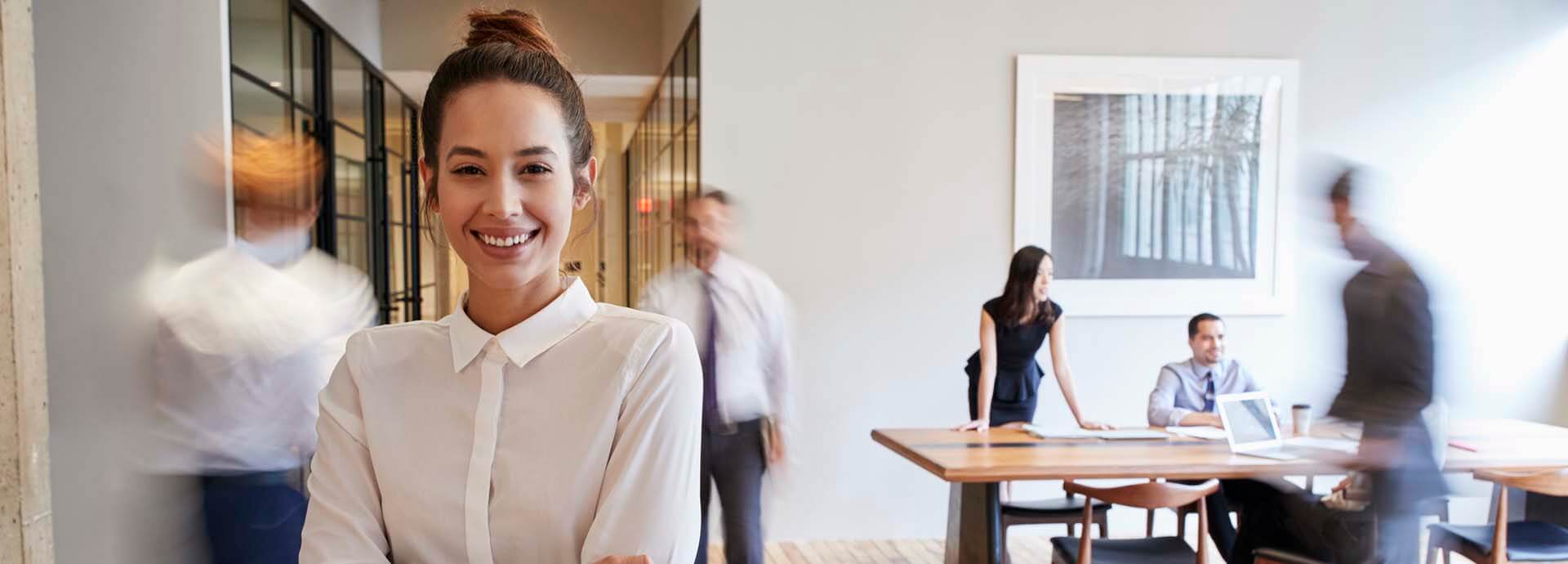 Business woman in office