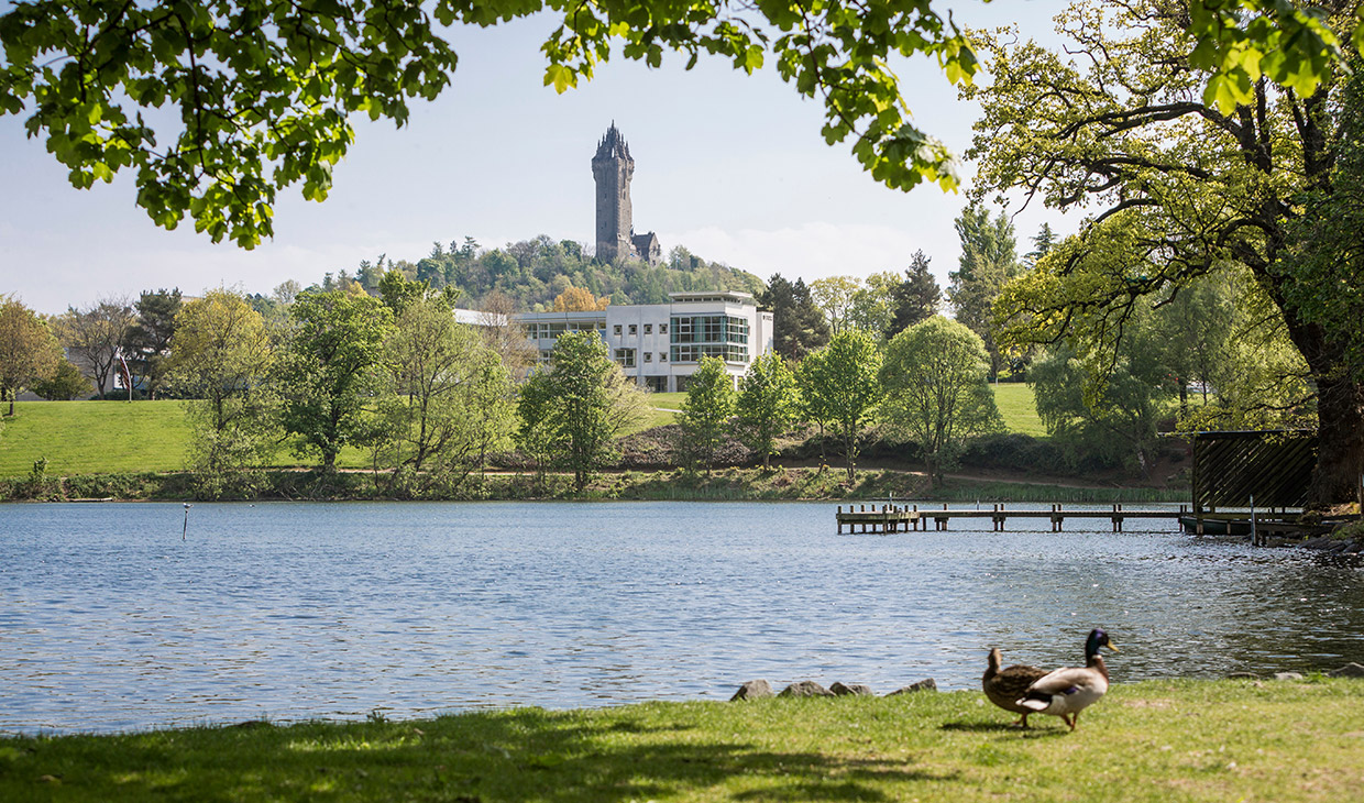 Scenic Stirling University Campus