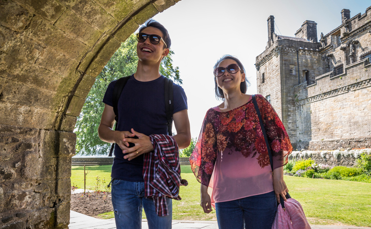 Students at Stirling Castle