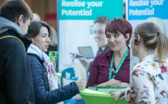 Recruitment team at an Open Day