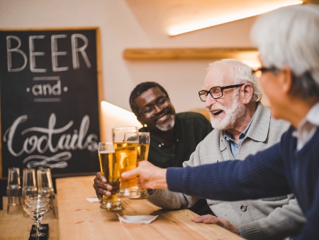 men in pub