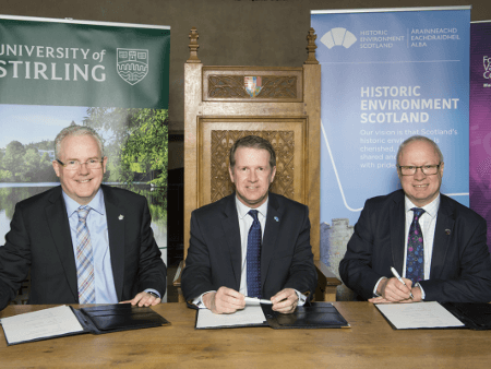 Professor Gerry McCormac, Alex Paterson and Dr Ken Thomson