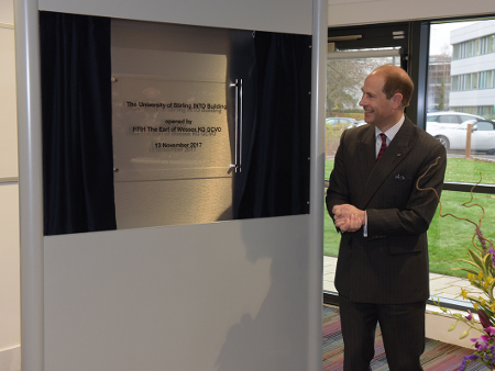 Earl of Wessex opening INTO Building