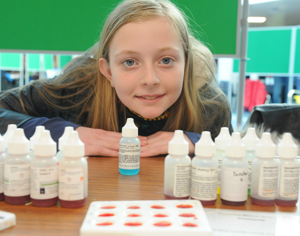 Wendy Norman at the science fair