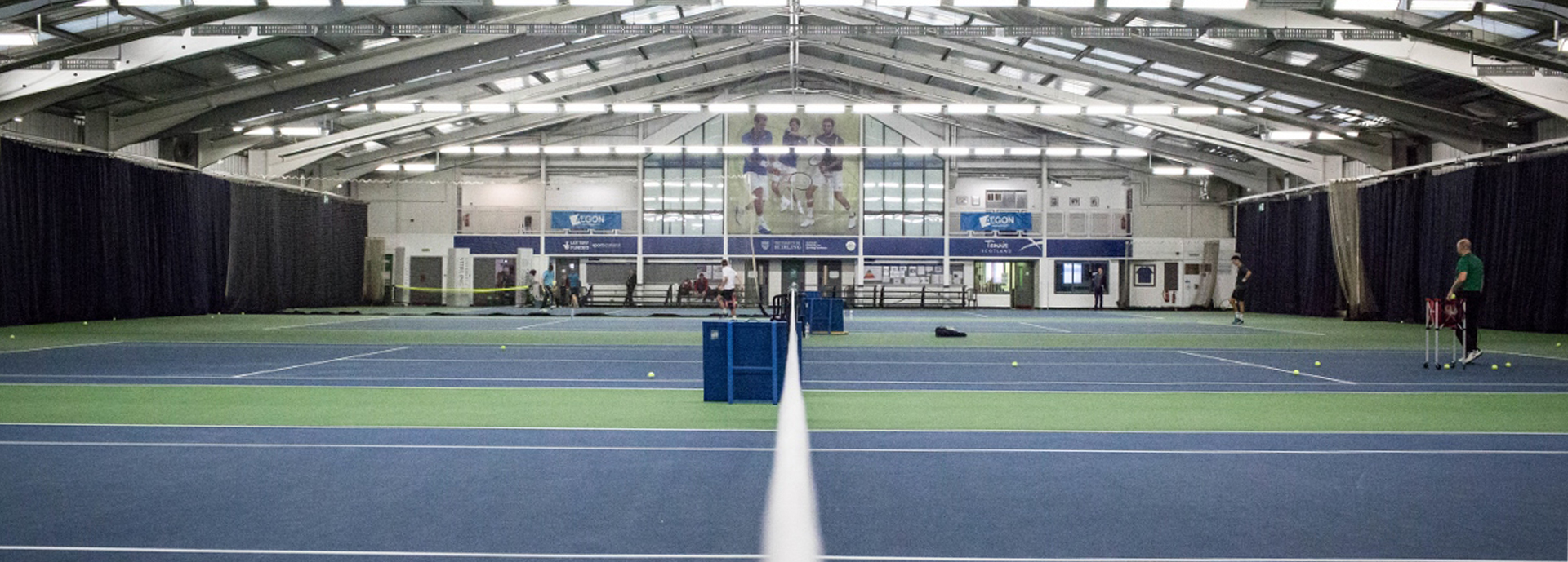 University of Stirling's tennis hall