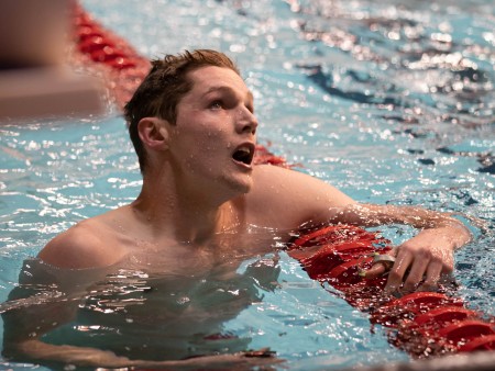 Duncan Scott in pool