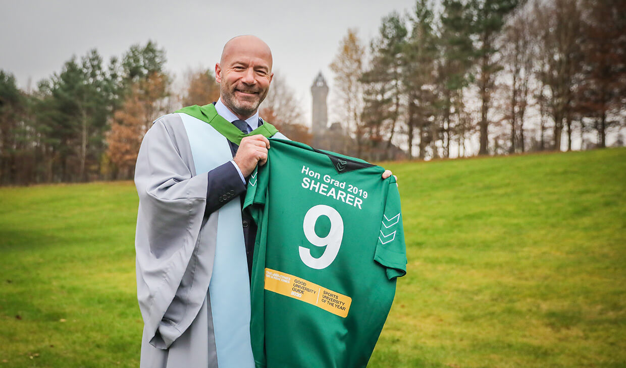 Honorary Graduate Alan Shearer