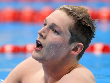 Duncan Scott in the pool