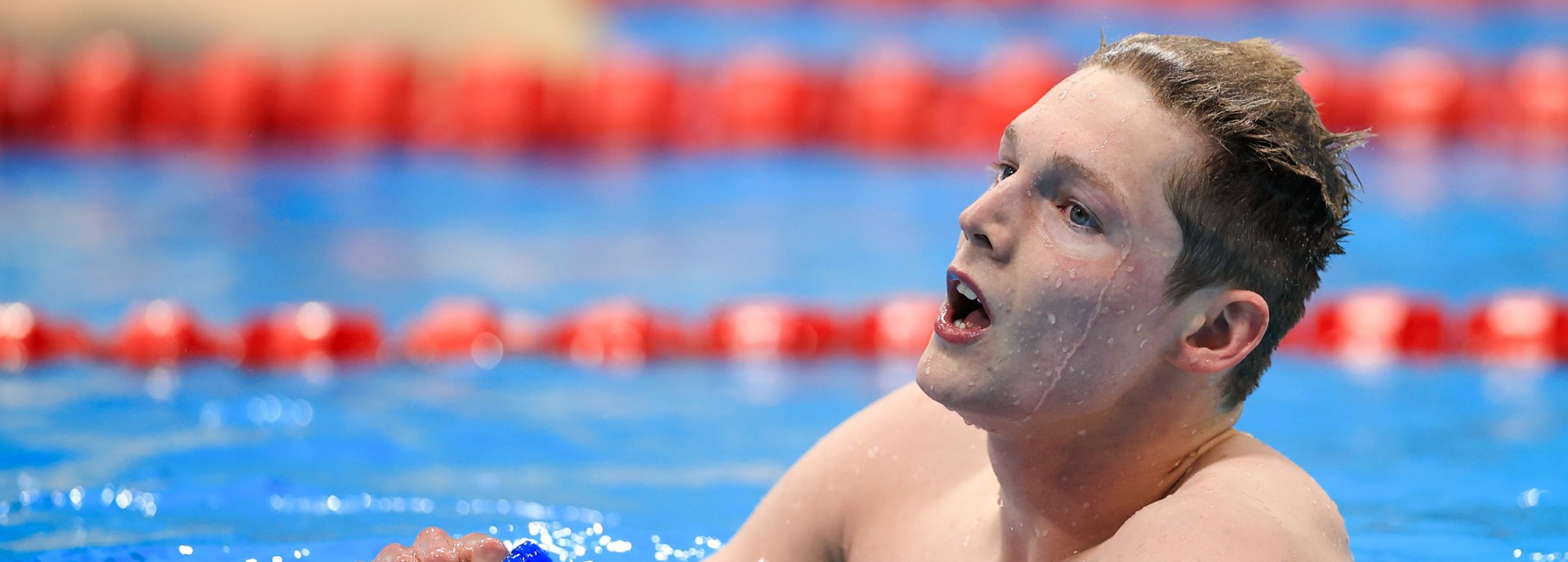 Duncan Scott in the pool