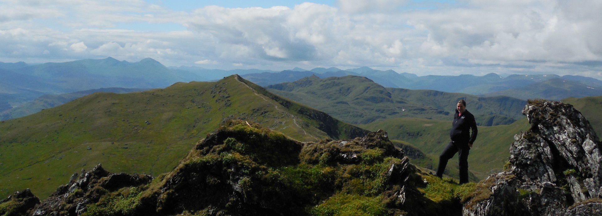 Sarah Watts on Ben Lawers