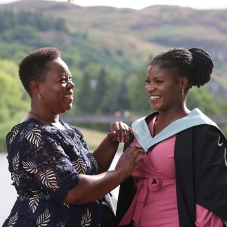 Graduation at the University of Stirling - gradpic2small