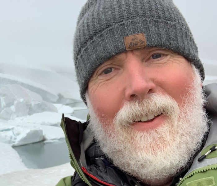 Professor Philip Wookey in Låktatjåkka, a region in the Arctic