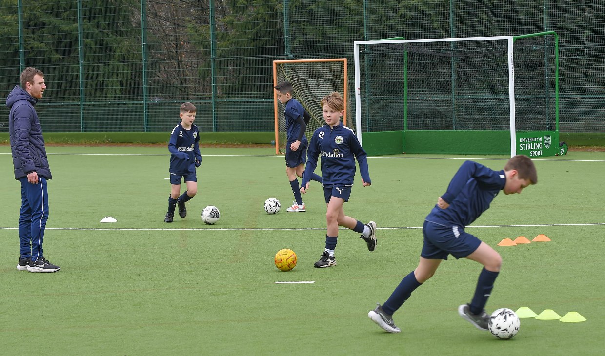 Riverside teams train on campus.