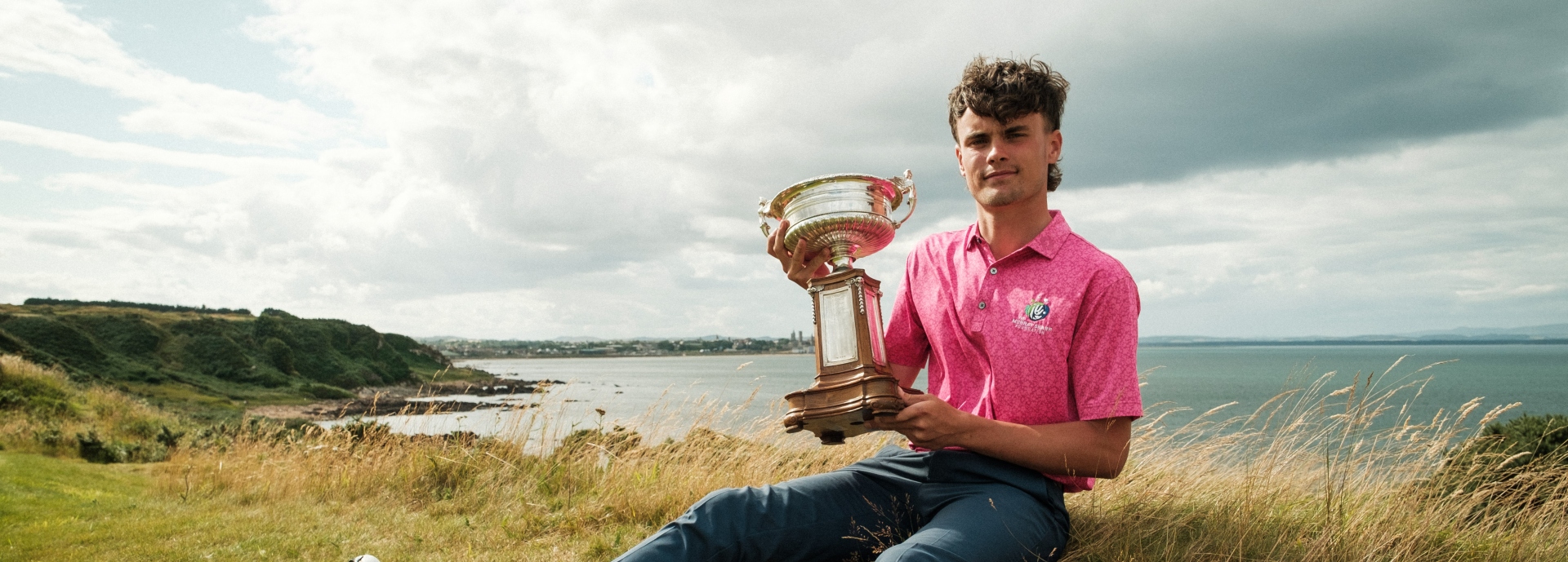 Alexander Farmer poses with trophy.