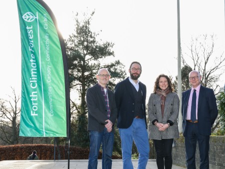 Mairi Gougeon MSP at the Forth Climate Forest launch