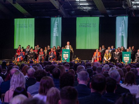 University of Stirling graduation ceremony.