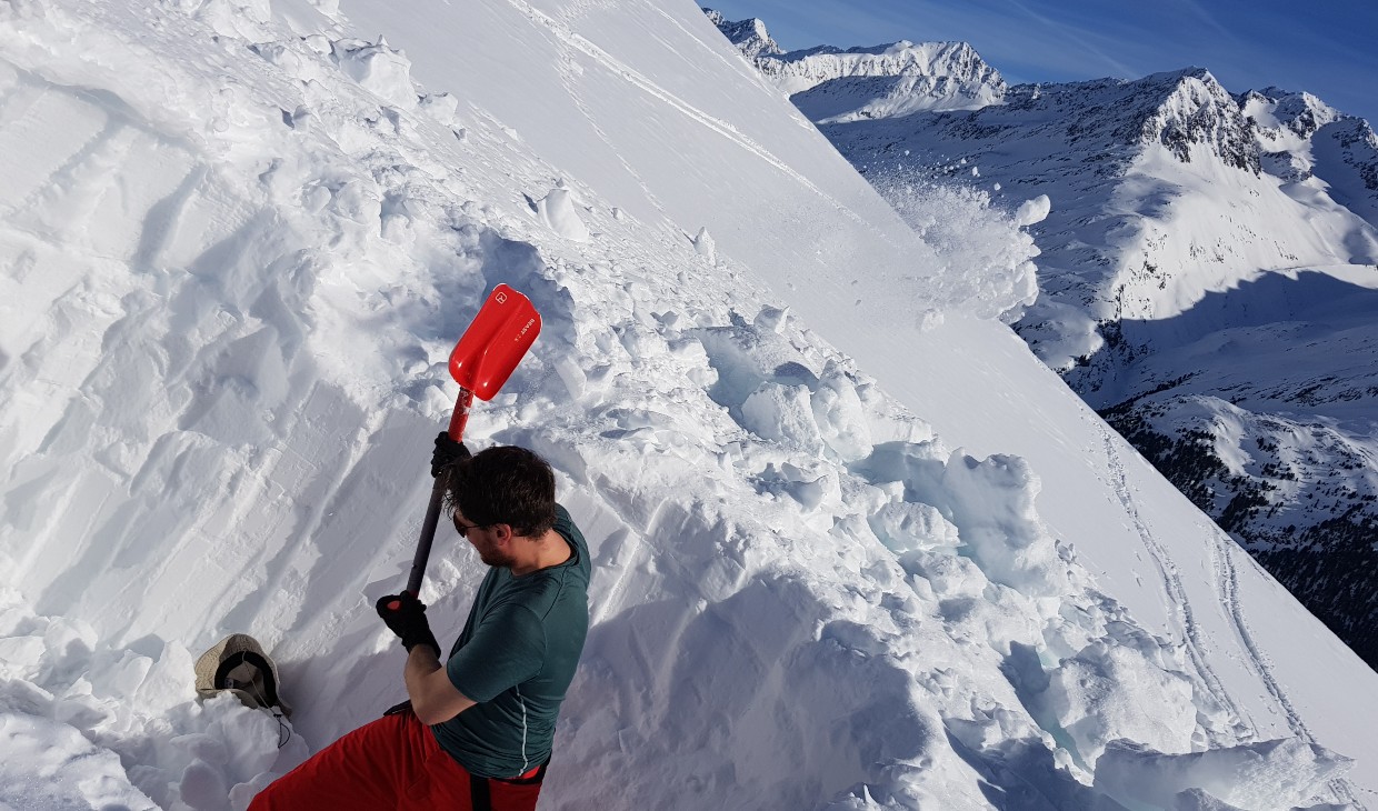 Dr Arthur Broadbent in the Alps