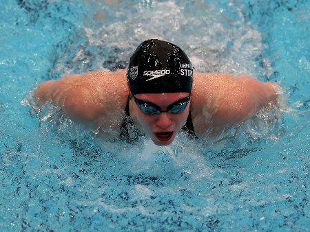 Keanna Macinnes in the pool.