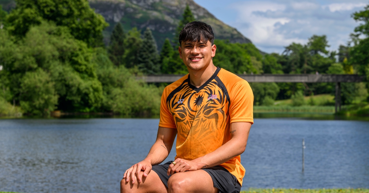 Arvin Chahal pictured in front of University loch.